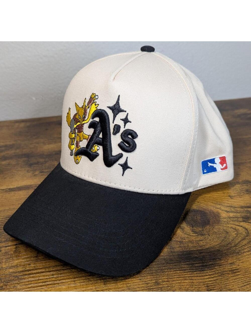 Roadside Museum Oaktown Alakazam Oakland A's Snapback Hat White Adjustable